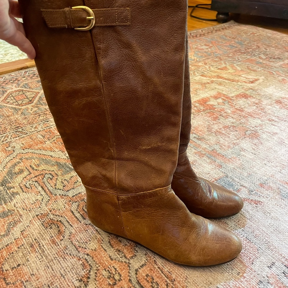 Steven madden boots. Cognac colored size 8.5